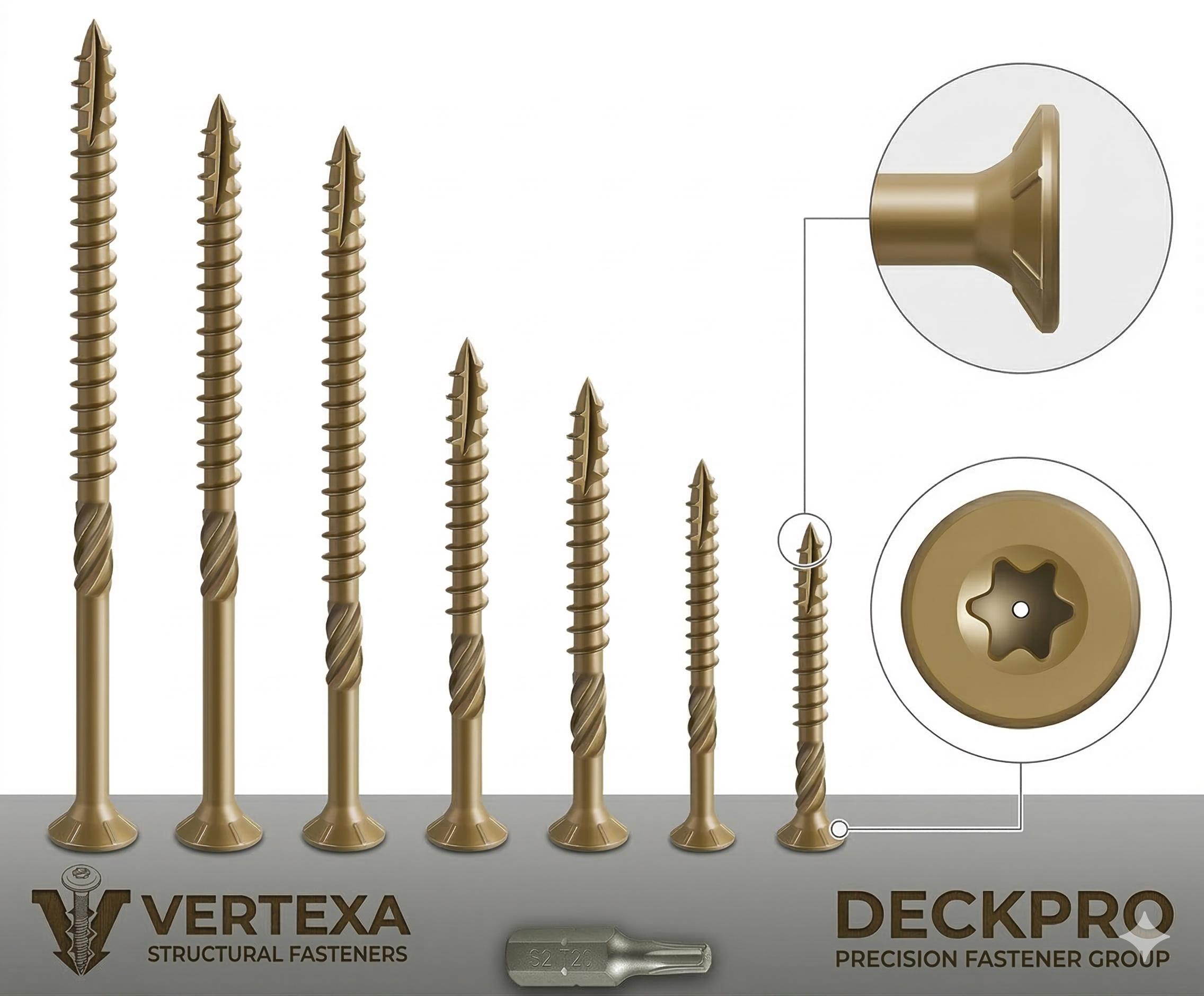 DeckPro Structural Deck Screws