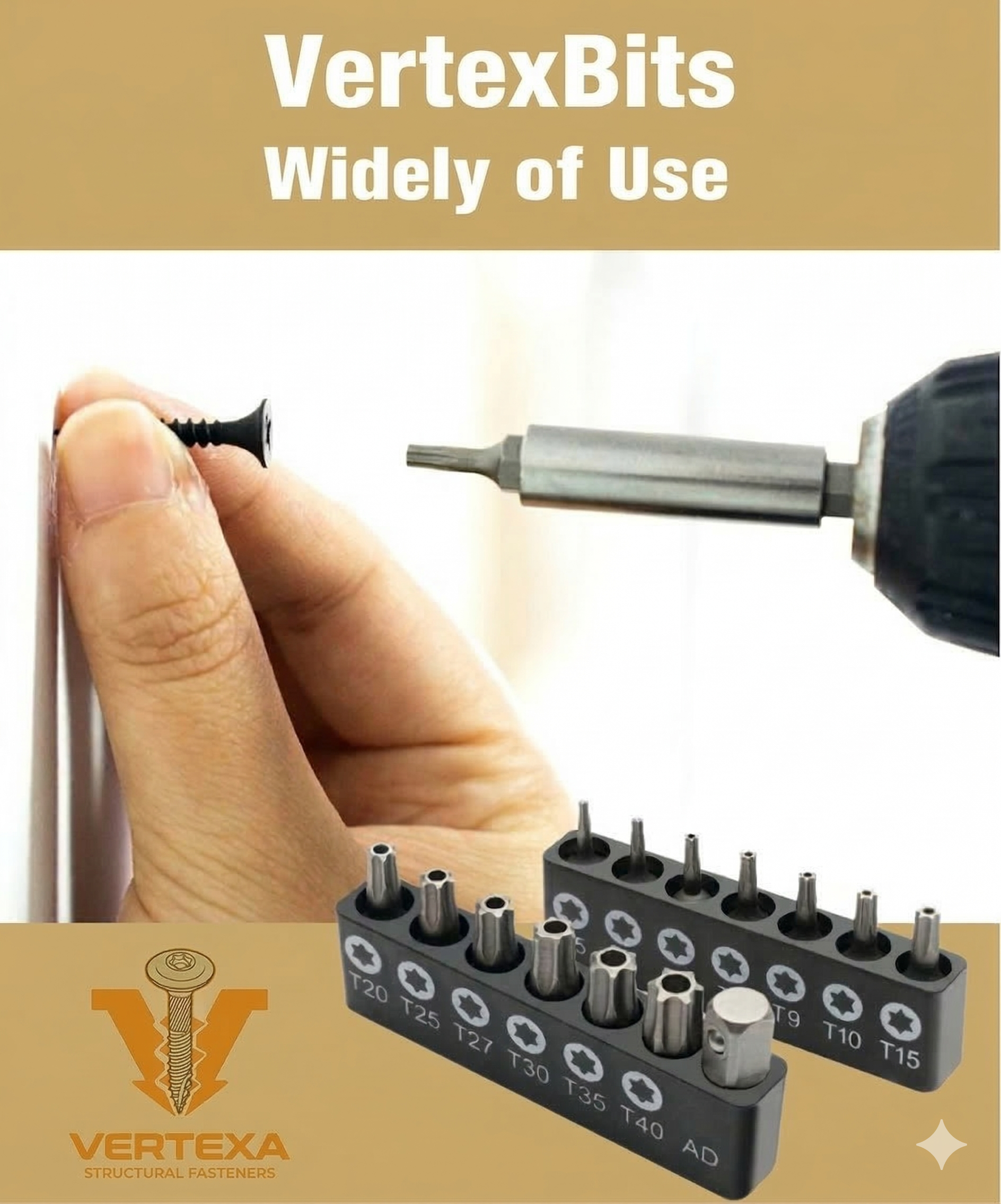 VertexBits Torx Drive Bits